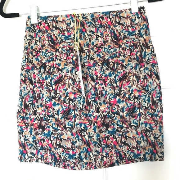 BCBGeneration Floral Print Bodycon Mini Skirt - Picture 1 of 4